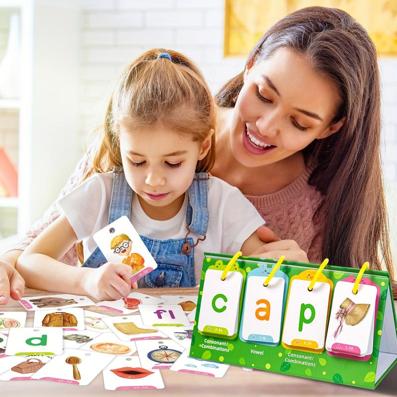 129-Piece Visual Word Learning Flash Cards – Early Education Cognitive Cards for Kids