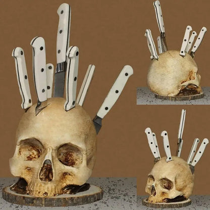 2025 Summer Hot Sale - 49% OFF🔥Gothic Skull Knife Holder-Buy 2 Get Free Shipping