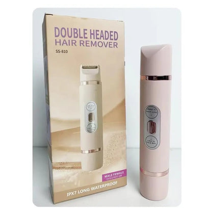 2 in 1 Electric Shaver for Women, 1 Box Rechargeable Electric Shaver & Accessories, Wet and Dry Use Body Trimmer for Home & Travel, Halloween, Christmas